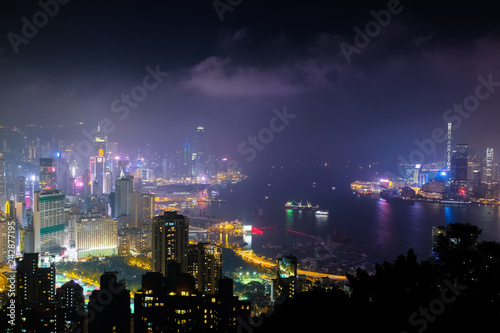 香港 寶馬山・紅香爐峰からの夜景 © 健太 上田