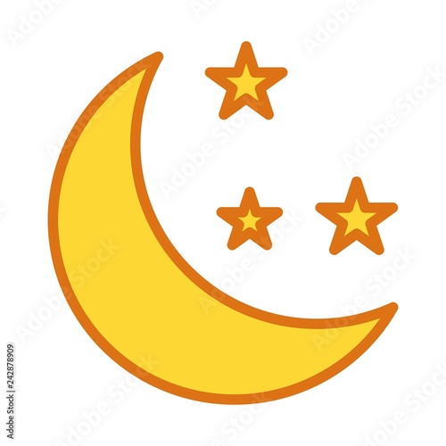 vector moon icon photo