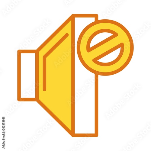 vector mute icon