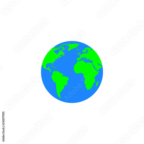 World map vector. World icon vector