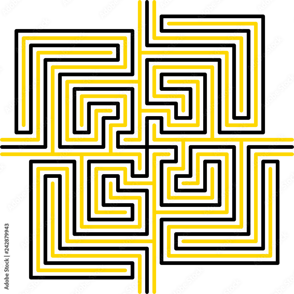 Roman maze, 4 entrances Roman maze, 4 entrances