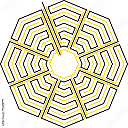 Octagon, maze