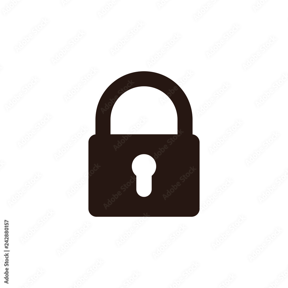 Lock icon vector. Encryption icon. Lock Icon in trendy flat style isolated. Security symbol Lock icon vector. Encryption icon. Lock Icon in trendy flat style isolated. Security symbol