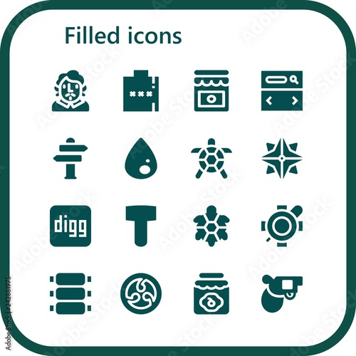  filled icon set