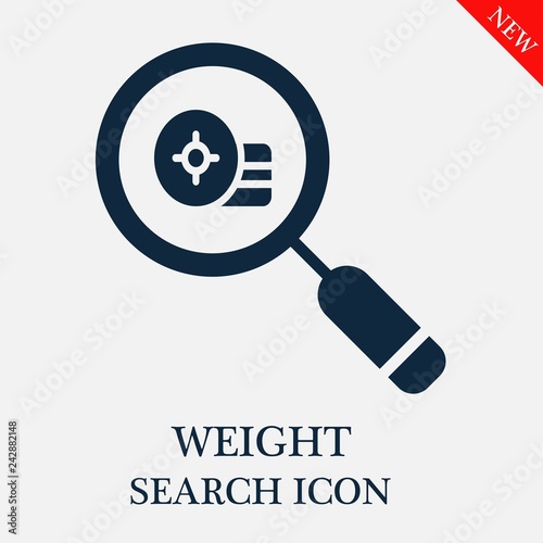 Weight search icon