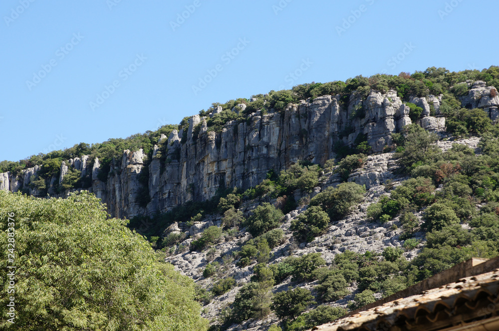 Naklejka premium Début du défilé du massif de Coutach