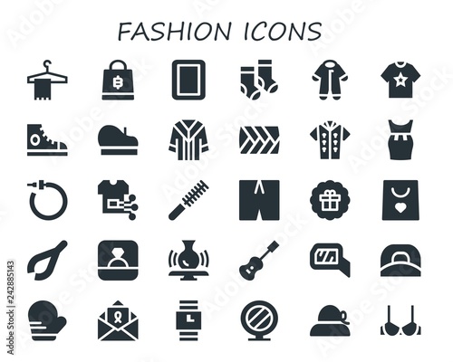  fashion icon set