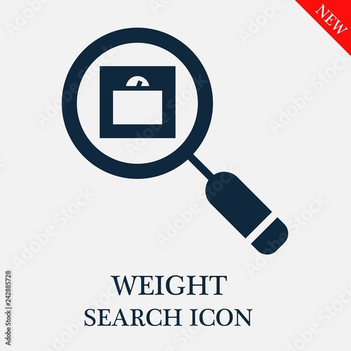 Weight search icon