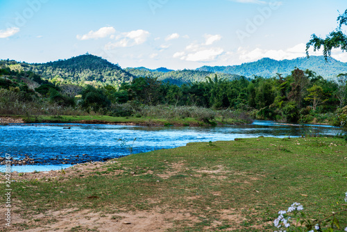 The river in Mueang Khong district photo