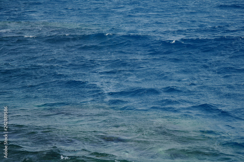 Blue sea water. Ocean surface for natural background © ekulik2011