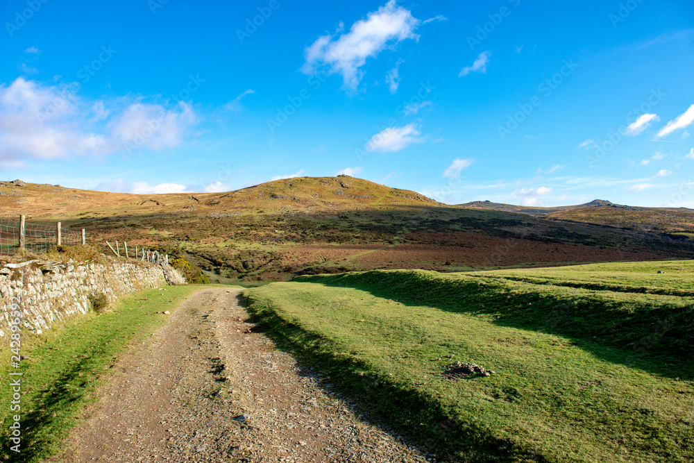 Path leading to Widgery Tor on Dartmoor