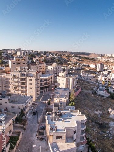View of Har Homa (Homat Shmuel) from Bethlehem 2015 photo