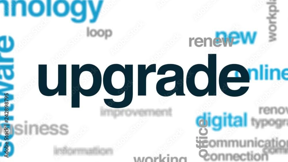 Upgrade animated word cloud. Kinetic typography.
