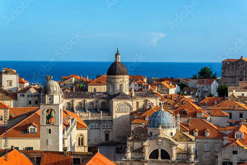 Dubrovnik Cityscape and Adriatic Sea