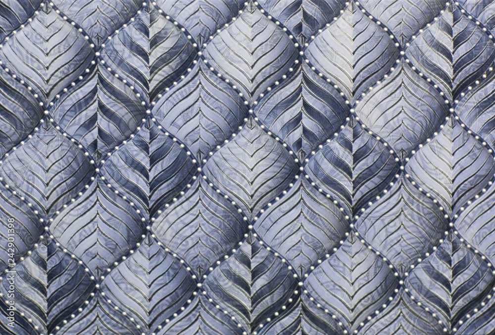 Fototapeta premium texture kitchen tile with leaf ornamental pattern