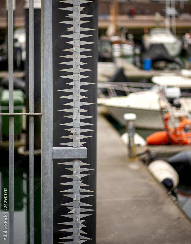 SCHEVENINGEN, NETHERLANDS – January 07, 2019: Yachts and fishing ships in Scheveningen marina SCHEVENINGEN, NETHERLANDS – January 07, 2019: Yachts and fishing ships in Scheveningen marina