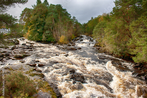 Falls of Dochart, Killin, Scotland photo