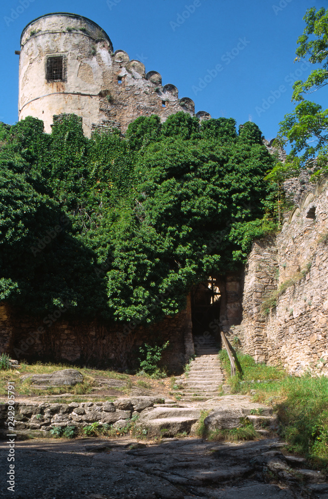 ruins of Chojnik castle, Lower Silesia, Poland