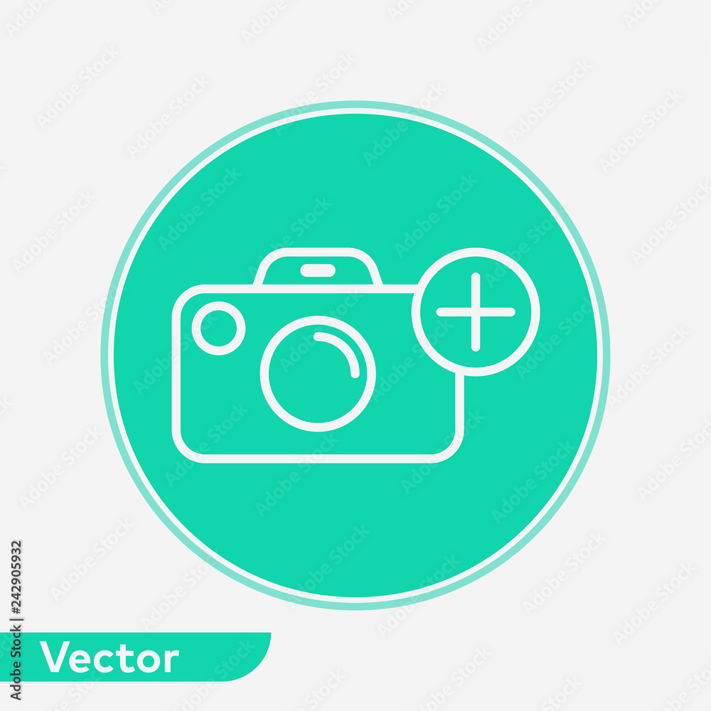 Camera vector icon sign symbol Camera vector icon sign symbol
