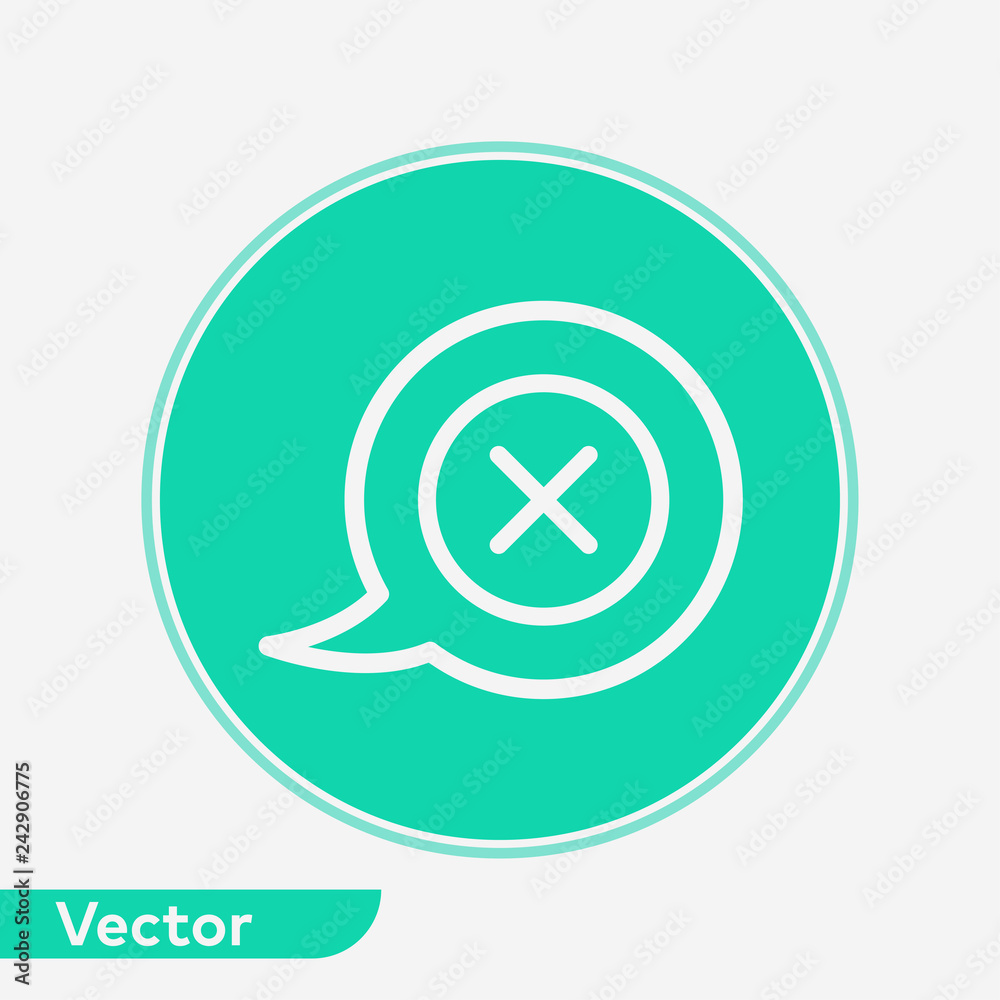 Speech bubble vector icon sign symbol Speech bubble vector icon sign symbol
