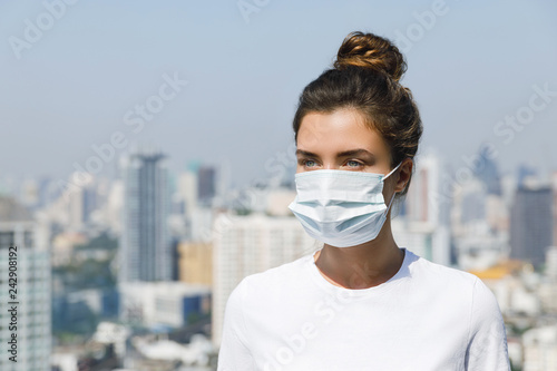 Air pollution or virus epidemic in the city
