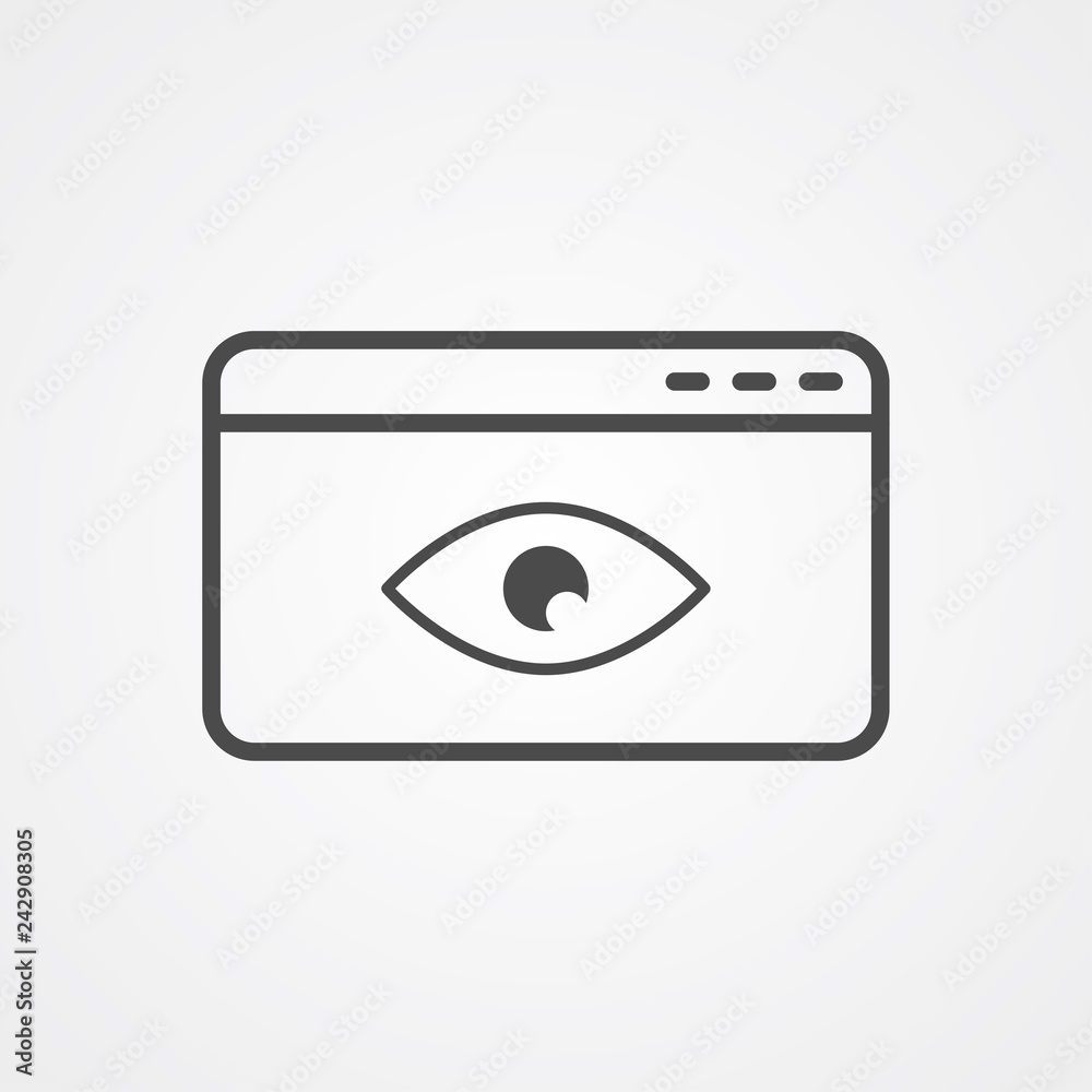 View vector icon sign symbol View vector icon sign symbol