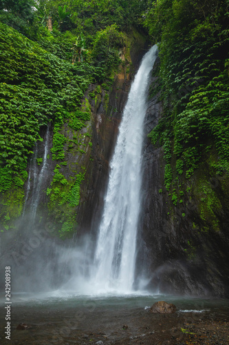Air Terjun Munduk waterfall. Bali island  Indonesia.