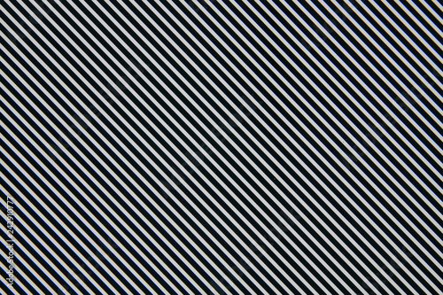 Black and white stripes on diagonal