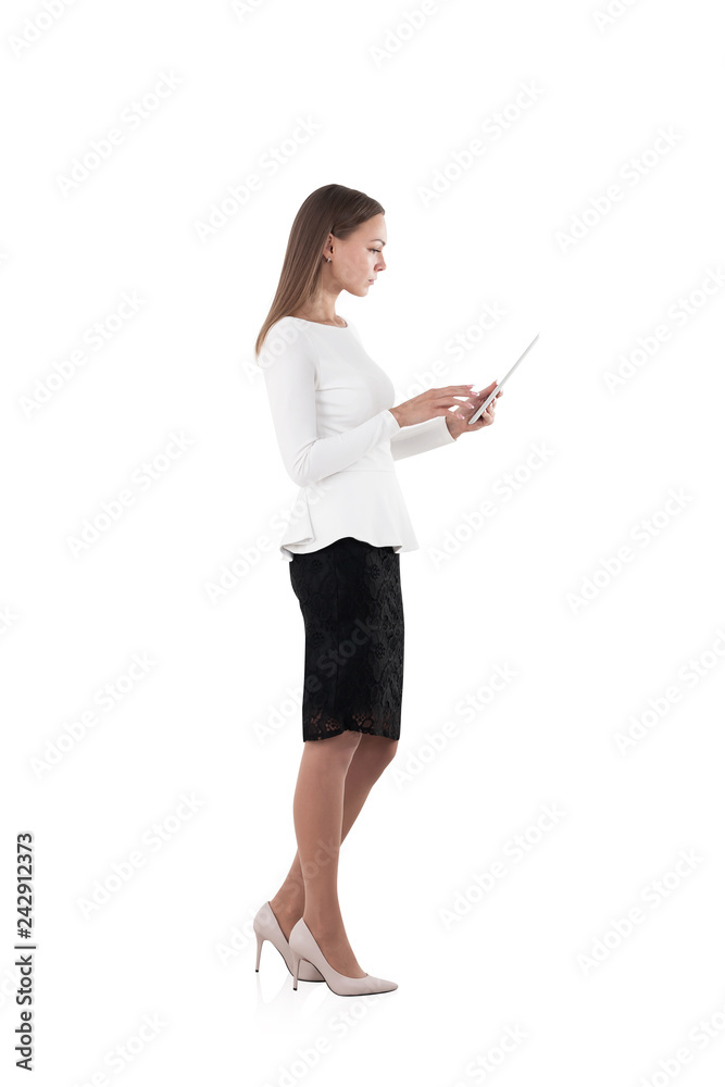 Businesswoman using tablet Businesswoman using tablet