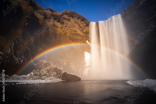 Skogafoss waterfall