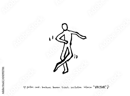 음악회 포스터 / 손으로 그린 음악 일러스트