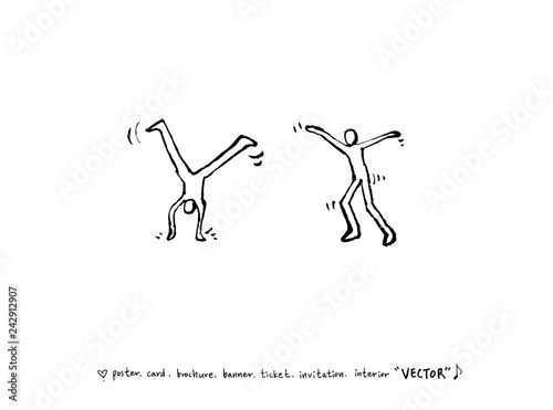 음악회 포스터 / 손으로 그린 음악 일러스트