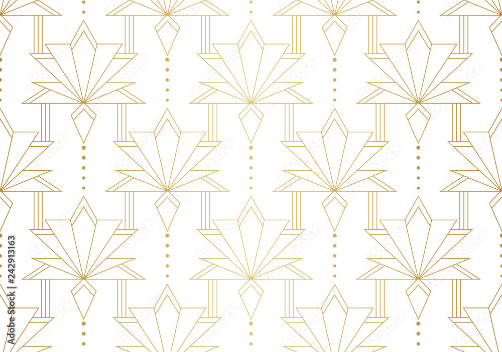 Vector abstract arabesque seamless pattern. Geometric classic background. Vintage art deco texture. Vector abstract arabesque seamless pattern. Geometric classic background. Vintage art deco texture.