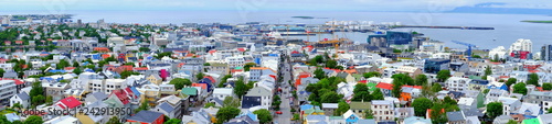 Fototapeta Naklejka Na Ścianę i Meble -  Panorama of Reykjavik
