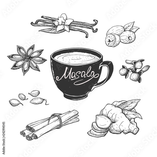 masala milk tea cup