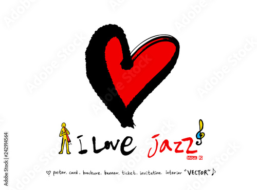 음악회 포스터 / 손으로 그린 음악 일러스트