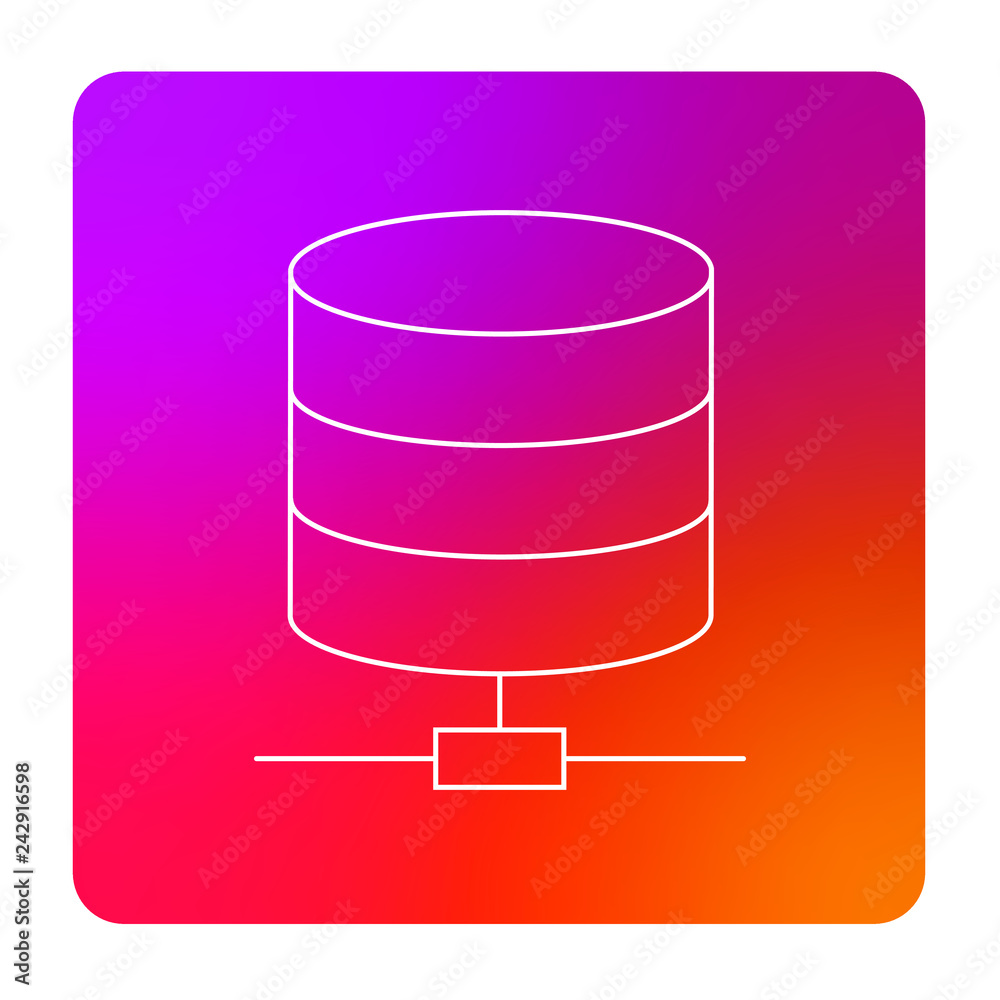 BIG DATA, Icon in line art style, Easy to edit, Vektor BIG DATA, Icon in line art style, Easy to edit, Vektor