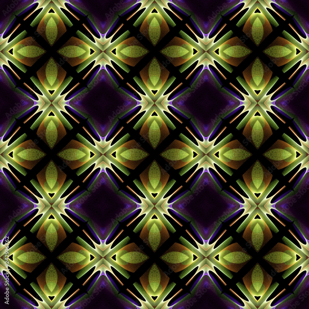 Seamless pattern background with multi-colored wavy lines. Seamless pattern background with multi-colored wavy lines.