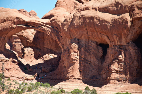 Huge arch in Arches National Park