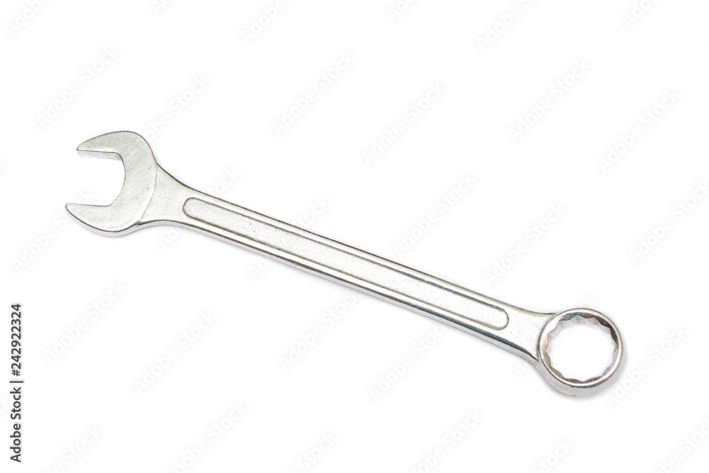 Wrench. Tools for repair. Spanner isolated on white background Wrench. Tools for repair. Spanner isolated on white background