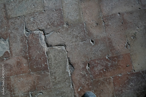 Obraz na płótnie stone tiles texture w salonie