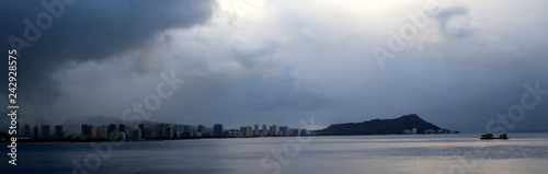 Waikiki Beach Diamond Head Panorama
