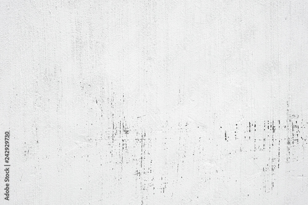 Obraz premium Blank grunge white vintage cement wall texture background, interior design background, banner