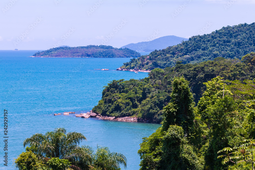 islands forest and ocean in Rio de Janeiro state.