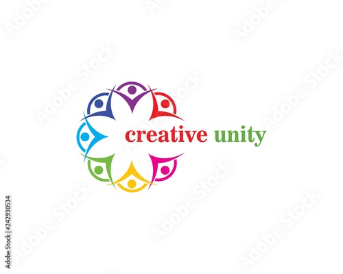 Adoption and community care Logo template