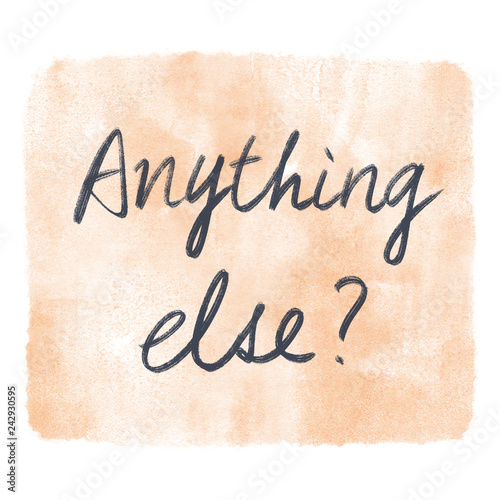 Tableau sur toile anything else