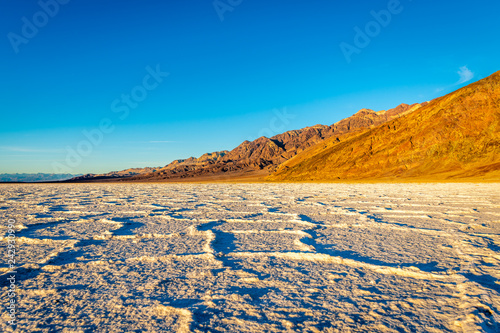 Badwater Basin at Sunset