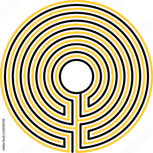 maze, classical, 7 circuits, variant 1