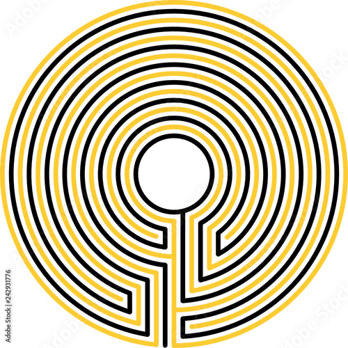 maze, classical, 7 circuits, variant 3
