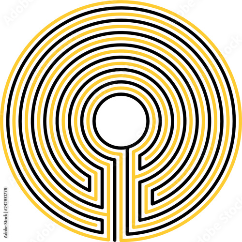 maze, classical, 7 circuits, variant 4